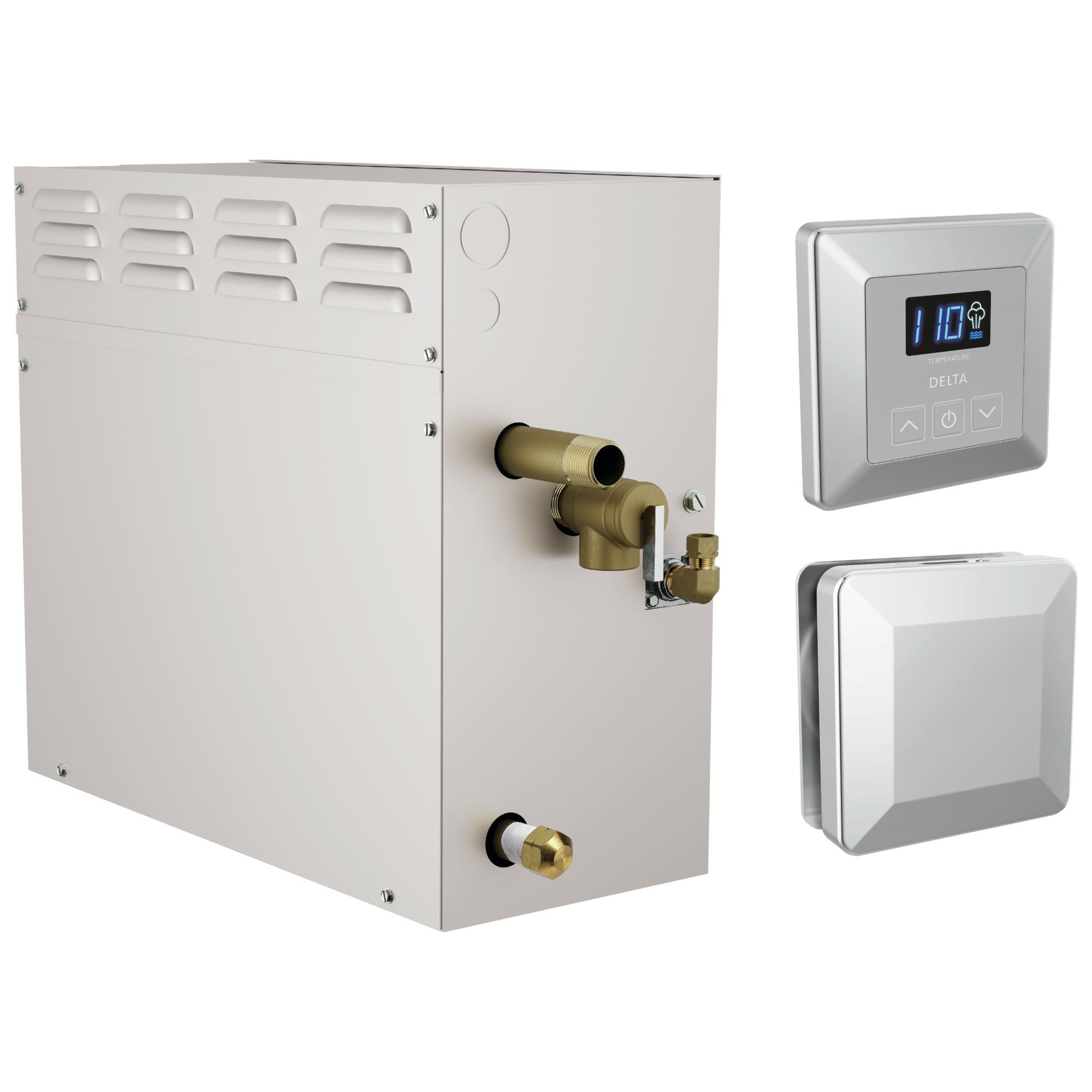 DELTA® 5P-EST12-PR Square Steam Generator, 3/4 in NPT Steam Outlet, Auto Drain, 3/8 in Water Inlet, 240 V, 60 A, Domestic