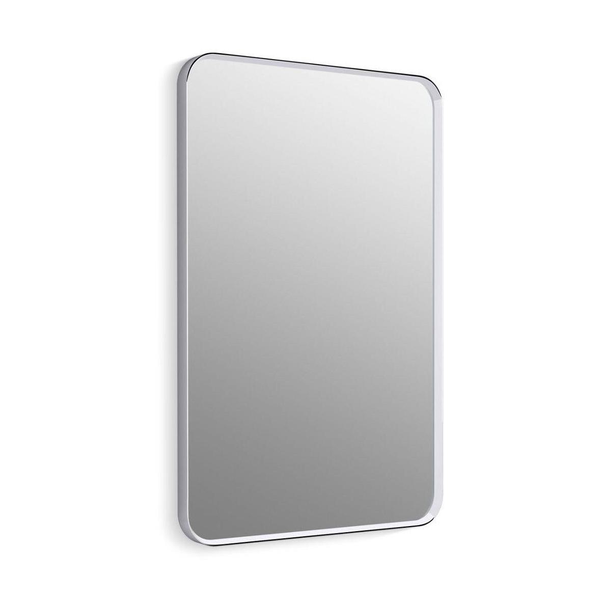 Kohler® 31364-CPL 31364 Essential Wall Mount Bathroom Mirror, Rectangular Shape, 1.37 in L 24 in W, Polished Chrome