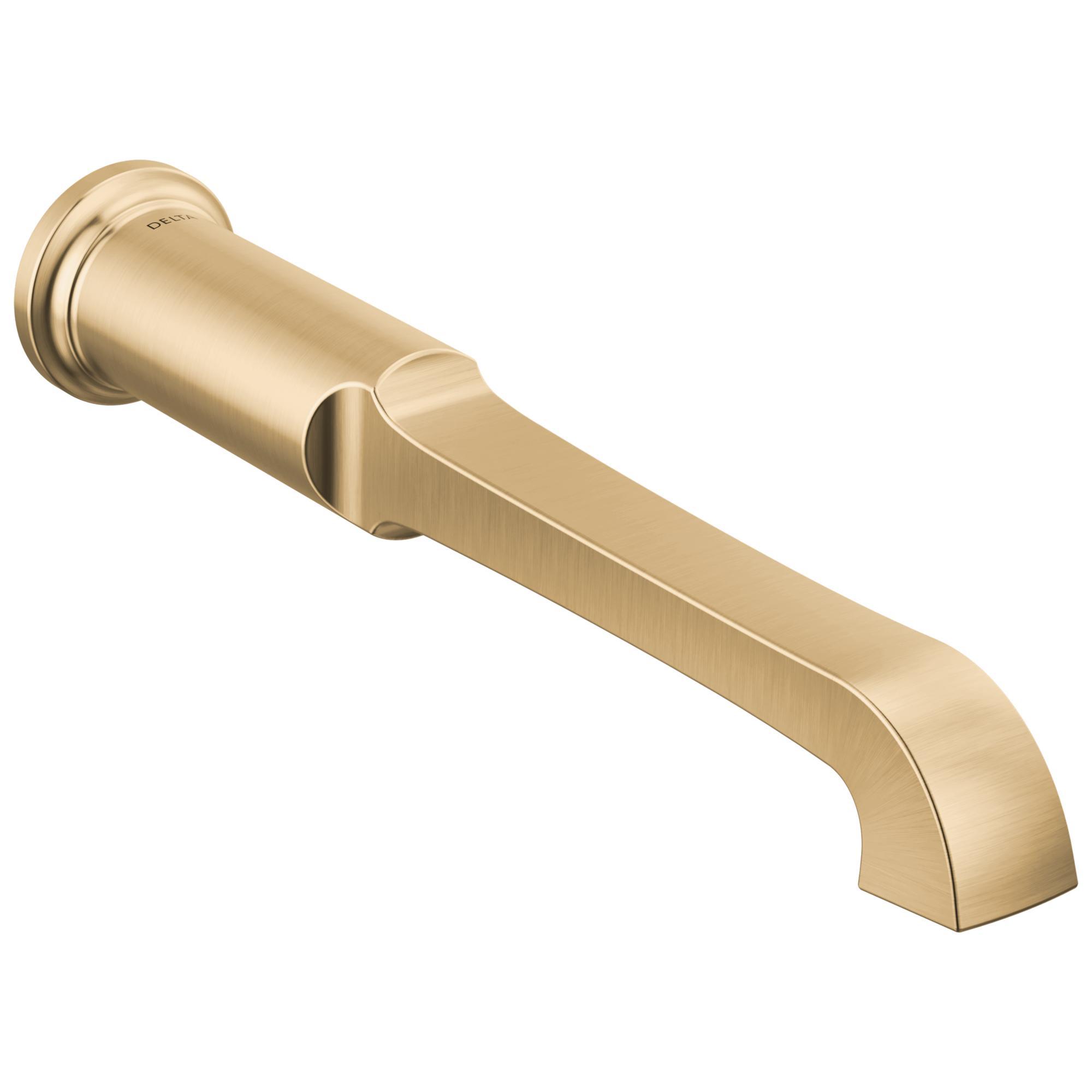 DELTA® T5789-CZ-PR-LHP-WL Tub Filler Trim, Lumicoat Champagne Bronze, 2 Handles