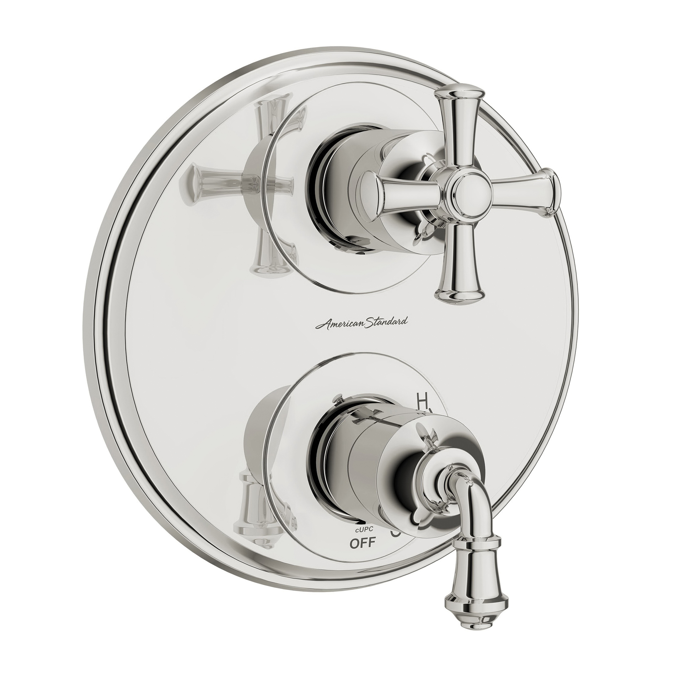 American Standard TU052740.013 Integrated Shower Diverter Trim, No, Polished Nickel