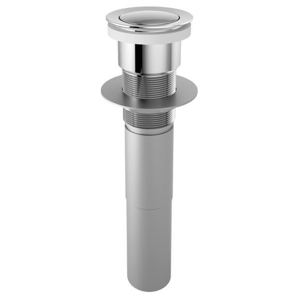 Brizo® RP81627PC Pushbutton Activated Pop-Up Drain Assembly, Polished Chrome, Brass Drain