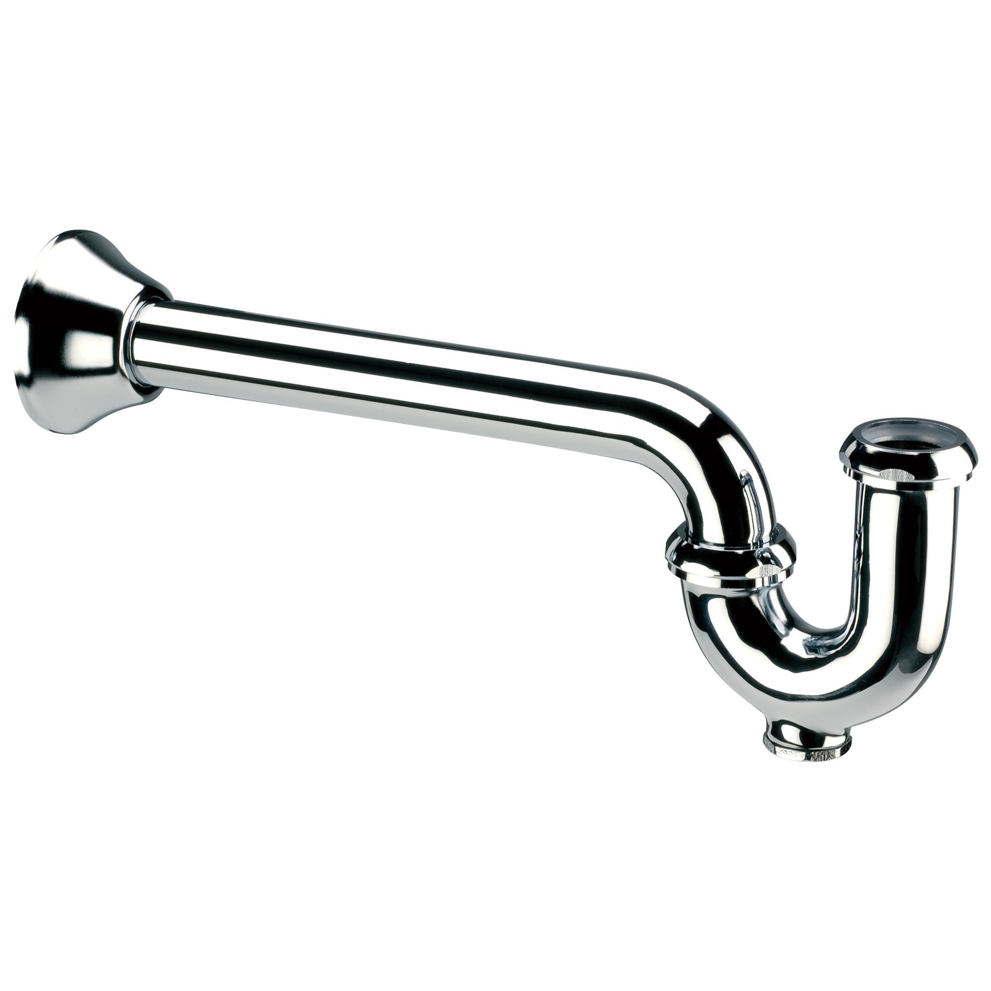 DELTA® Teck® 33T311 Adjustable P-Trap With Cleanout Plug, 1-1/4 in, Cast Brass, Import