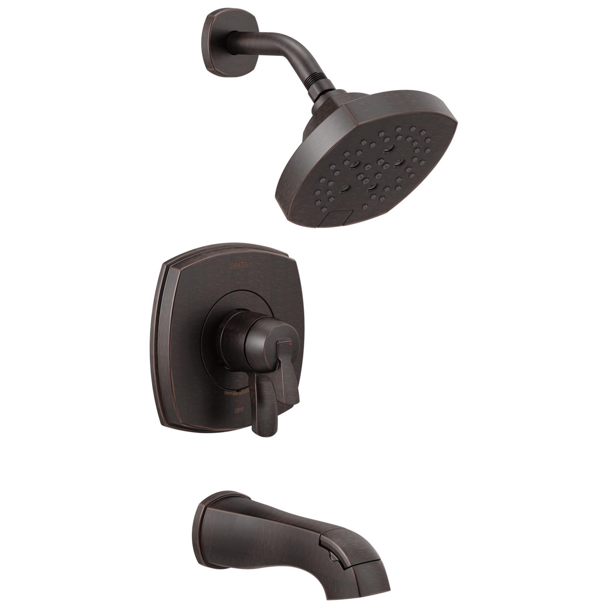 DELTA® T17476-RB Monitor® 17 Series Tub and Shower Only, 1.75 gpm Shower, Venetian Bronze