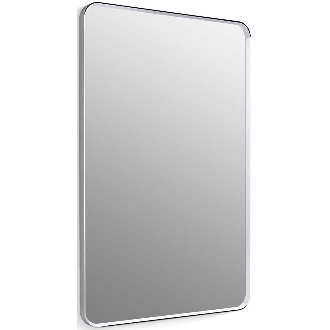 Kohler® 31365-CPL 31365 Essential Wall Mount Bathroom Mirror, Rectangular Shape, 1.37 in L 30 in W, Polished Chrome