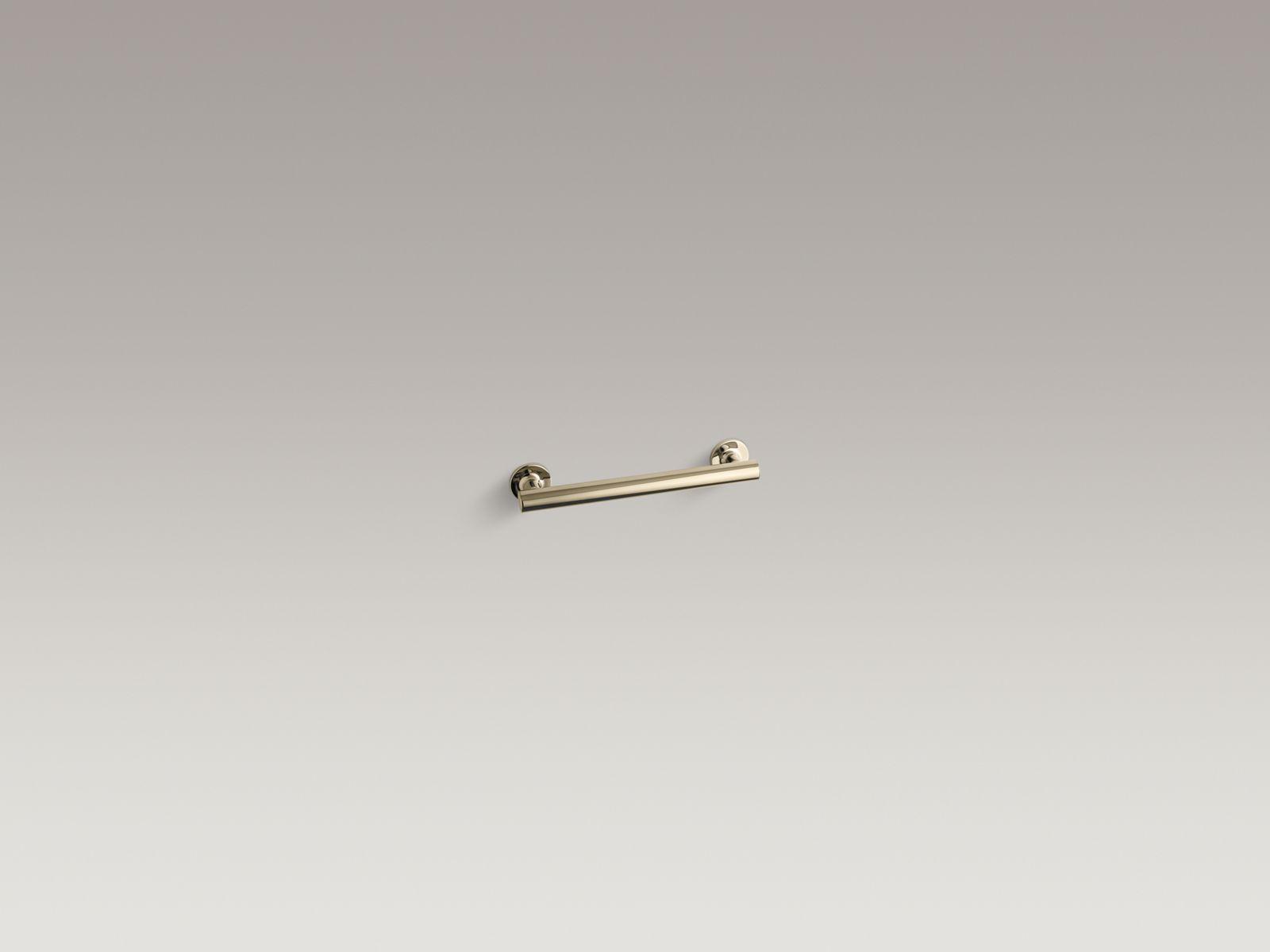 Kohler® 11891-AF 11891 Purist® Grab Bar, 1-1/4 in Dia 14-7/16 in L, Vibrant French Gold, Metal