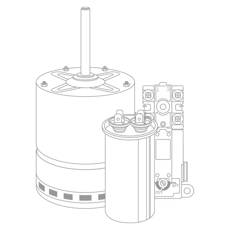 Sure Comfort 51-106543-00 SelecTech Gen 3 Condenser Motor