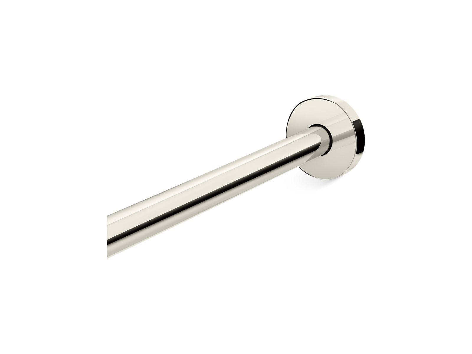 Kohler® 9349-SN 9349 Expanse® Traditional Shower Rod, Stainless Steel, Vibrant Polished Nickel