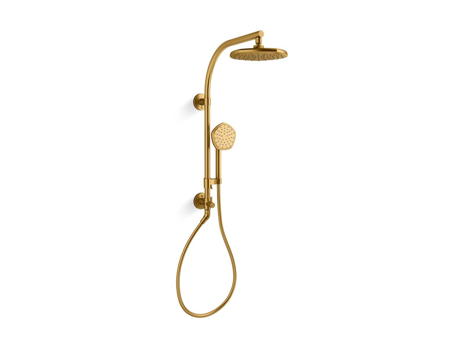Kohler® 27118-G-2MB 27118-G Occasion™ Column Kit Hand Shower, 1.75 gpm Flow Rate, 1/2 in NPT Inlet, 61 in L Hose