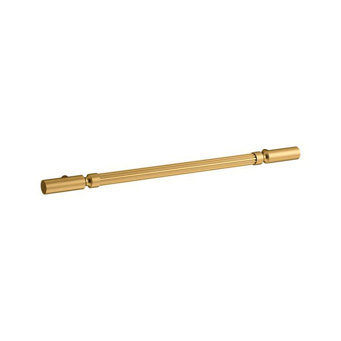 Kohler® 33565-2MB Enivo™ Drawer Pull, For Use With Enivo™ Bathroom Vanity Cabinets and Silestone® Quartz Bathroom Vanity Tops, 21 in Cabinet Pull, Brass/Zinc, Vibrant® Brushed Moderne Brass