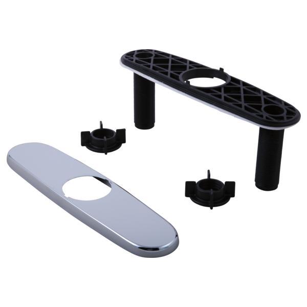 DELTA® RP47274PCPR Allora® Escutcheon, 2.25 in L x 2 in W x 11 in H, Lumicoat Chrome, Import