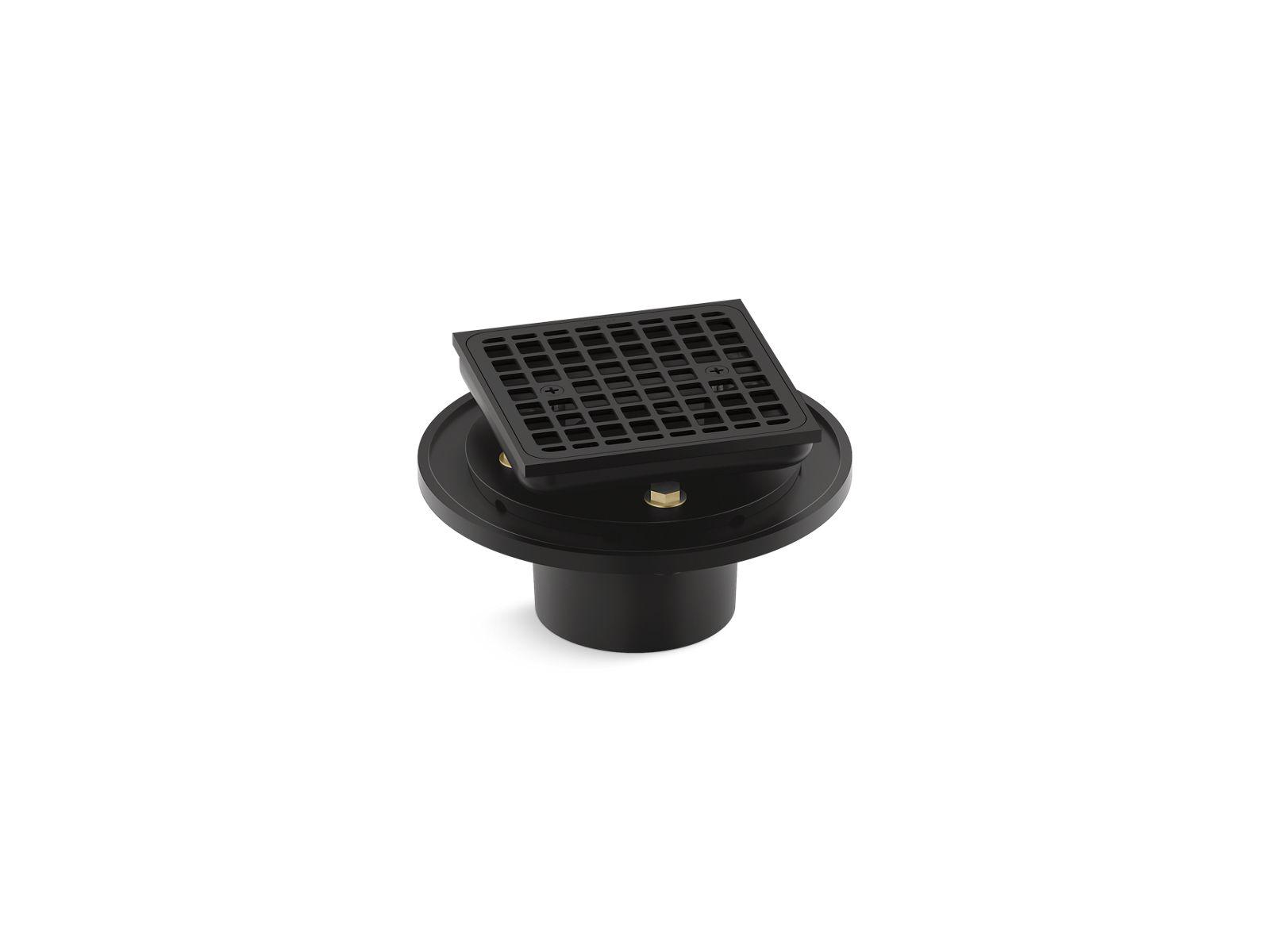 Kohler® 22673-BL 22673 Clearflo Full-Assembly Shower Drain, Brass/Cast Iron Drain