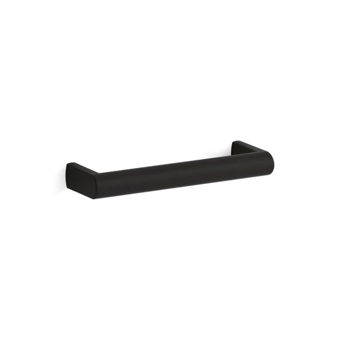 Kohler® 25496-BL Components™ Drawer Pull, 5 in Drawer Pull, Cabinet Mount, Zinc, Matte Black