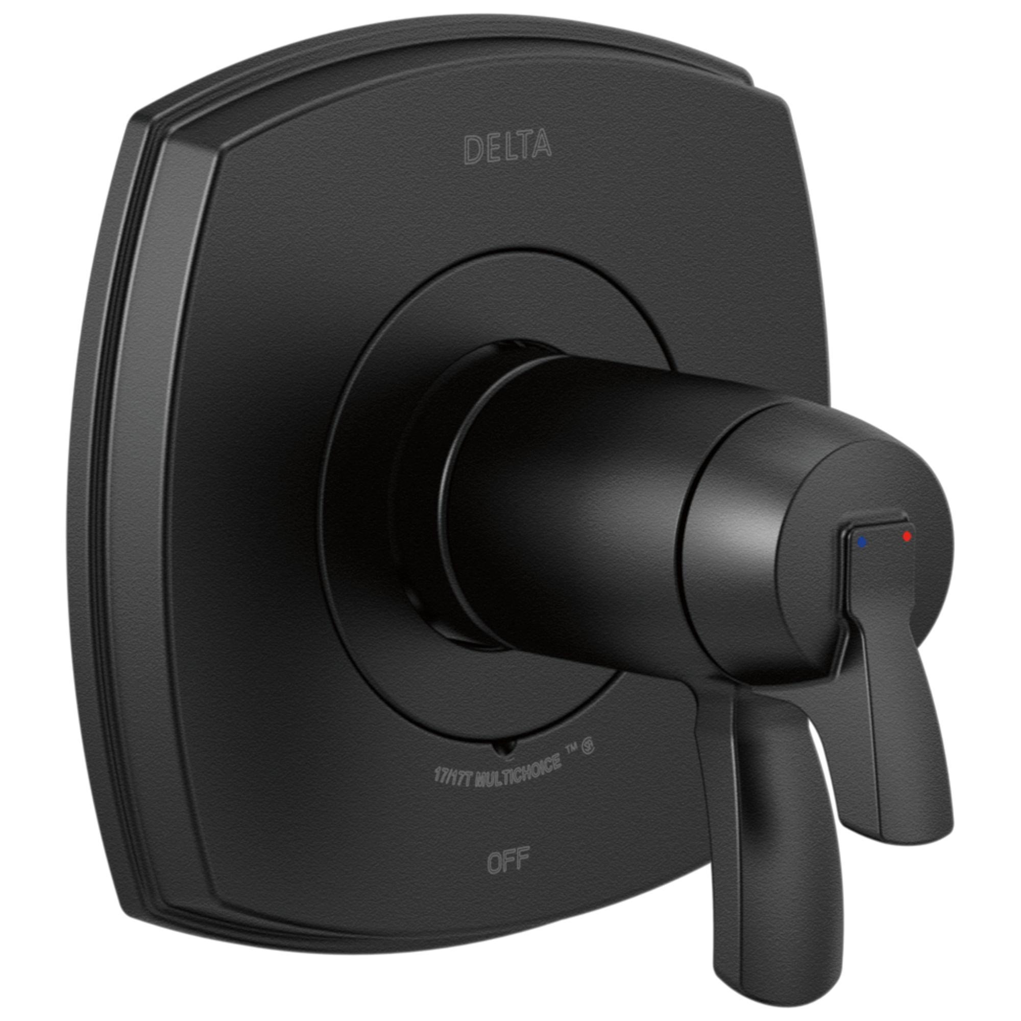 DELTA® T17T076-BL 17T Volume Control Valve Only, Matte Black