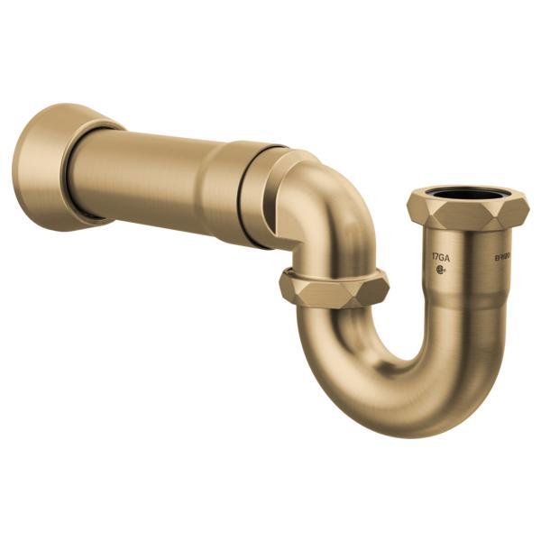 Brizo® BT031121-GL Adjustable P-Trap, Solid Brass, Import