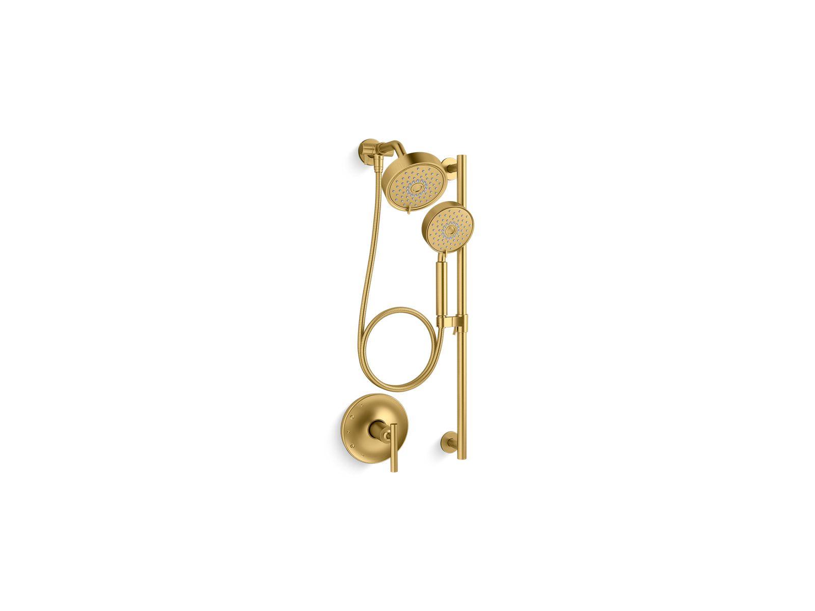 Kohler® 22181-2MB Purist® Showering Kit, 2.5 gpm Flow Rate