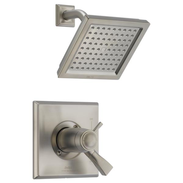 DELTA® T17T251-SS-WE TempAssure® 17T Shower Trim, 1.75 gpm Shower, Stainless Steel
