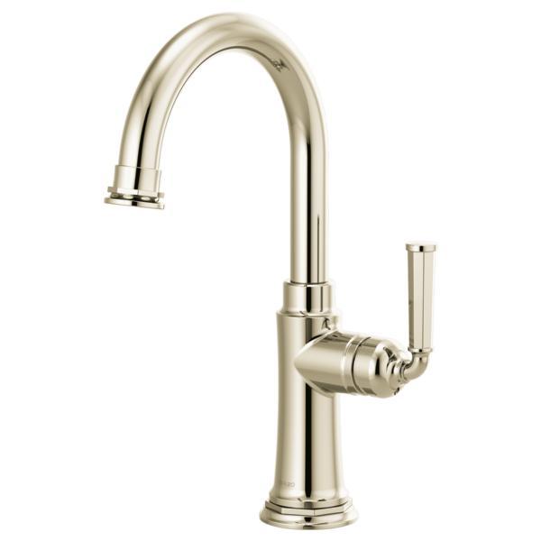 Brizo® 61074LF-PN Single Handle Bar Sink, Rook®, Polished Nickel