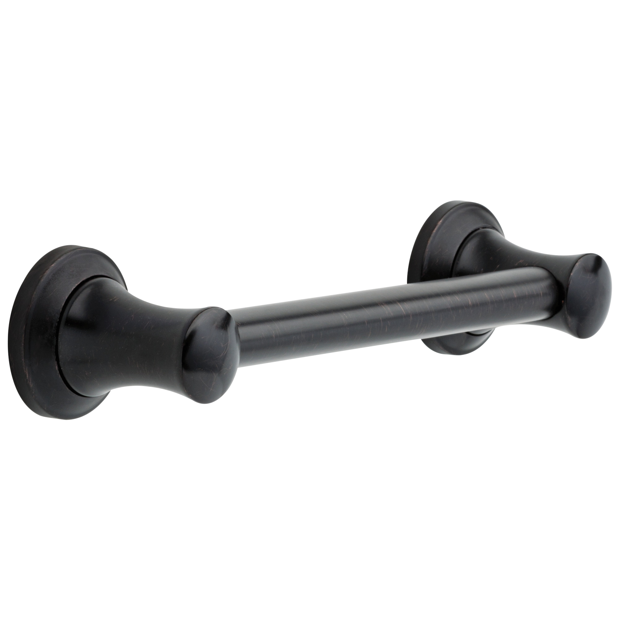 DELTA® 41712-RB Transitional Decorative Grab Bar, 12 in L x 1-1/4 in Dia, Venetian Bronze, Brass, Import