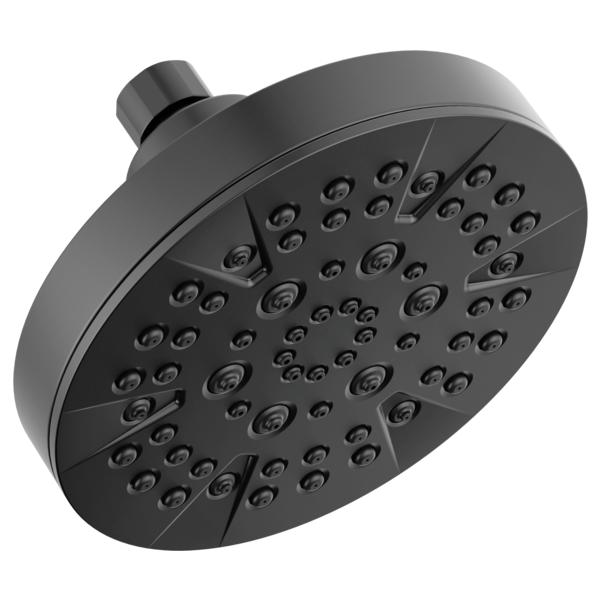 DELTA® 52535-BL Universal Showering Components Dual Shower Head, 1.75 gpm Max Flow, 5 Sprays, Wall Mounting, Import