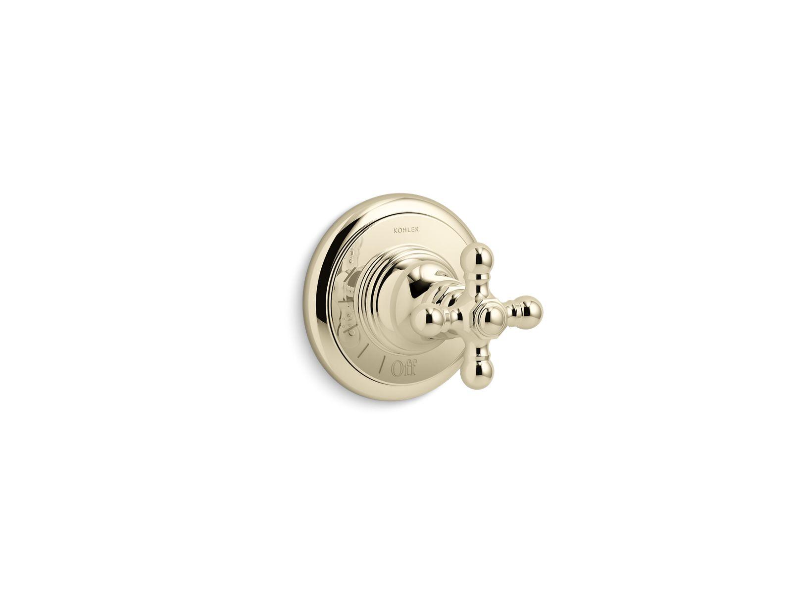 Kohler® T72771-3-AF T72771-3 Volume Control Valve Trim, Vibrant French Gold