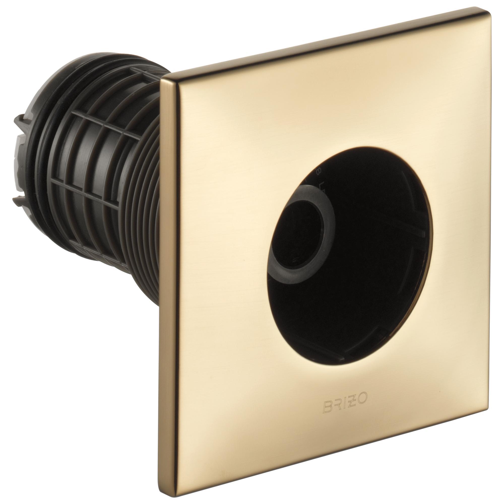 Brizo® T84913-GL HydraChoice Max™ Square Trim, For Use With Virage® Bath, 1.5 gpm at 80 psi, Luxe Gold, Import