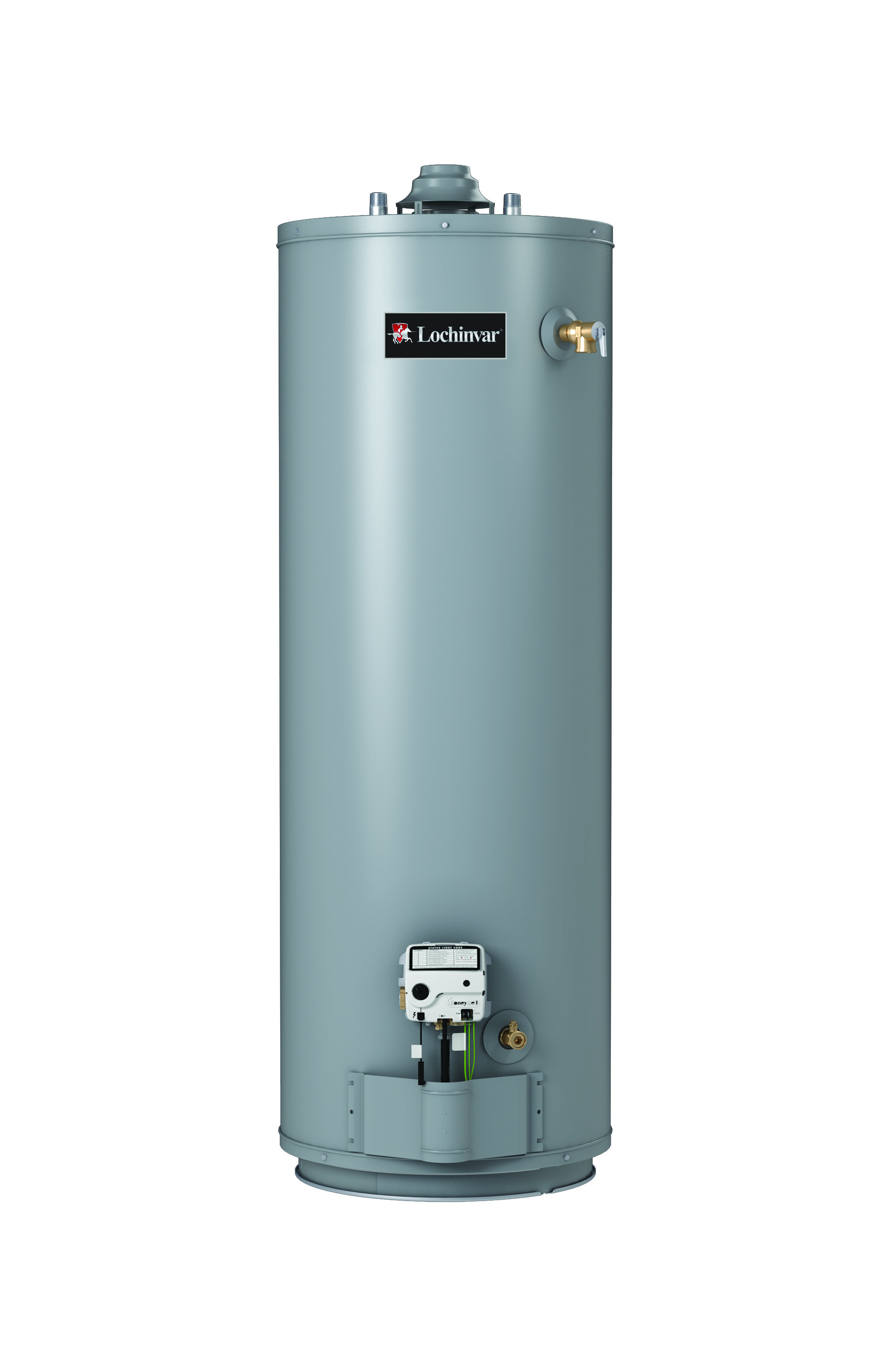 Lochinvar® 100327410 GTN Energy Saver Water Heater, 35500 Btu/hr Heating, 40 gal Tank, Natural Gas Fuel, 38 gph at 90 deg F Rise Recovery, Tall or Short: Tall