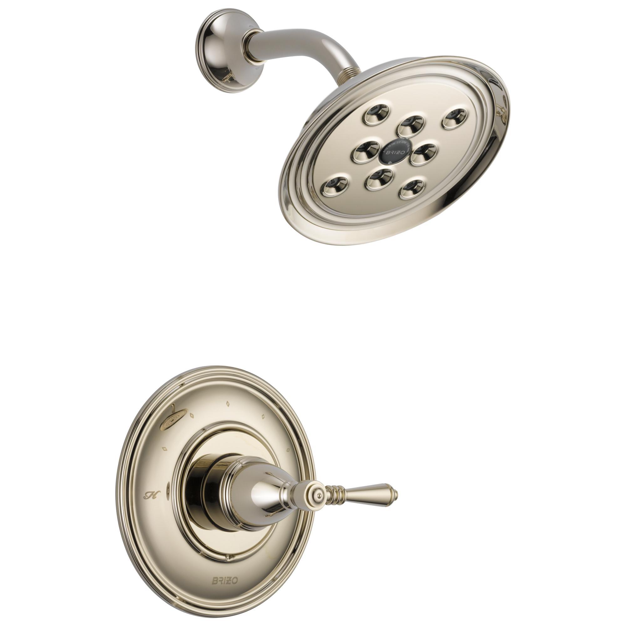 Brizo® T60P210-PN Monitor® 14 Traditional Shower Only, 2 gpm Shower, Polished Nickel