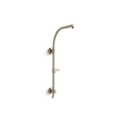 Kohler® 45211-BV HydroRail® Arched Shower Column, 17-15/16 in L Shower Arm, Wall Mount Installation