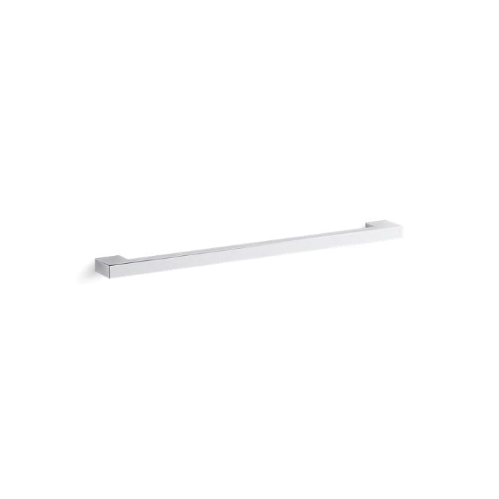Kohler® 27939-CP Lodern™ Drawer Pull, For Use With Lodern™ Bathroom Vanity Cabinets and Silestone® Quartz Bathroom Vanity Tops, 15 in Cabinet Pull, Zinc, Polished Chrome