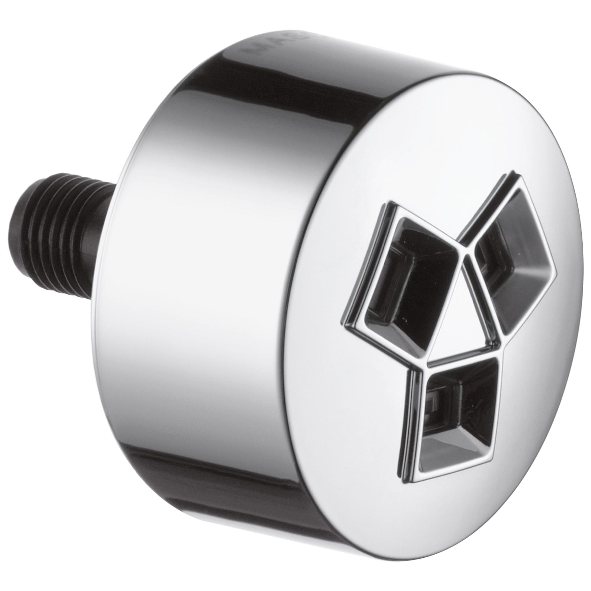 DELTA® SH5002-PR HydraChoice™ Spray Head, Number of Spray Type: 1, H2Okinetic® Invigorating Spray, 1 gpm Max Flow, Round Head, Wall Mount, Import