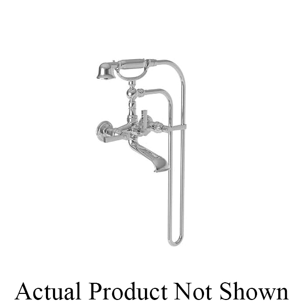 Newport Brass® 910-4283/04 Model 910-4283 Astor Wall Mount Exposed Tub and Hand Shower Set, 1.8 gpm Flow Rate, 6 in Center, PVD Satin Brass, 3 Handles