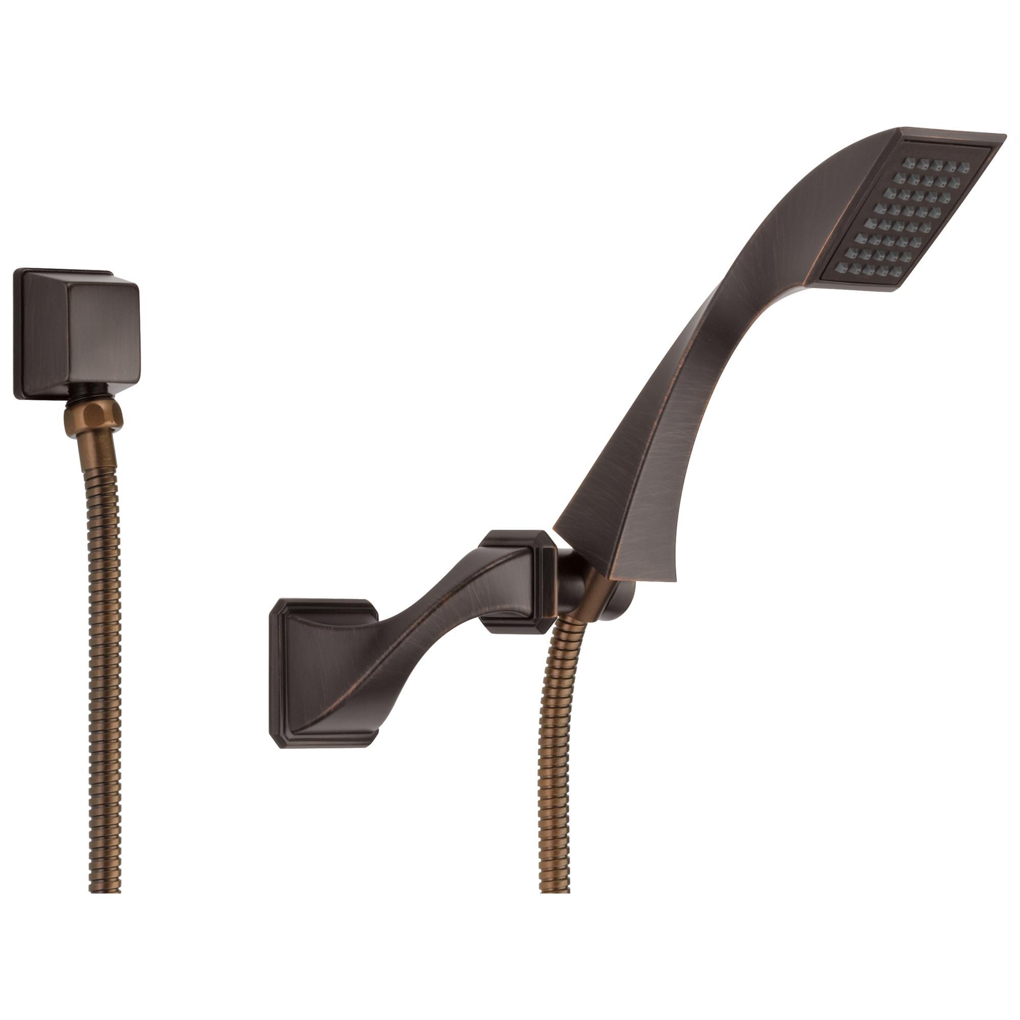 Brizo® 85830-RB Virage® Hand Shower, 1 Shower Head, 2 gpm Flow Rate, 60 to 82 in L Hose, 1/2-14 NPSM Connection, Venetian Bronze, Import
