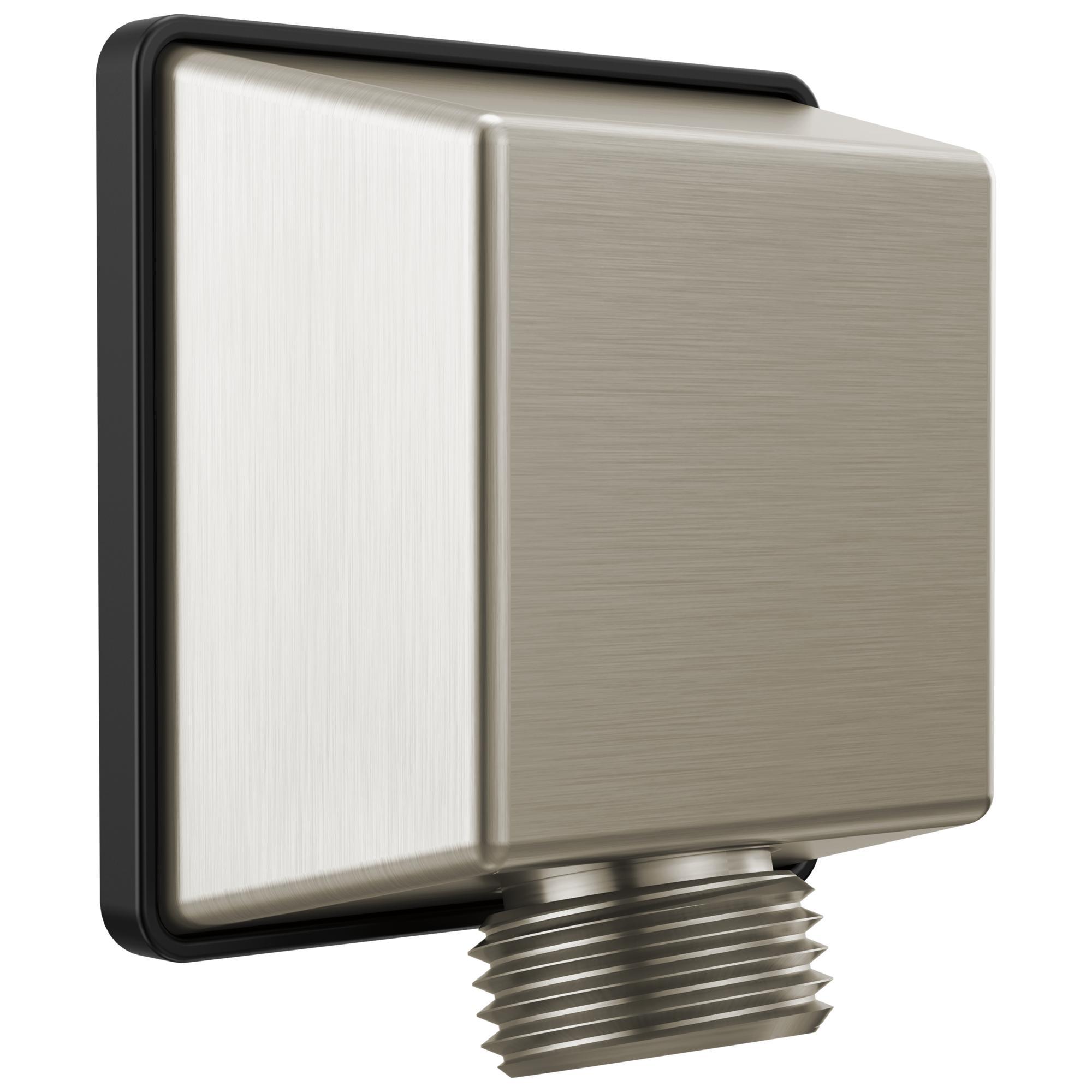 DELTA® 50570-SS Square Hand Shower Wall Elbow, 1/2 in, NPT x NPSM, Brass, Import