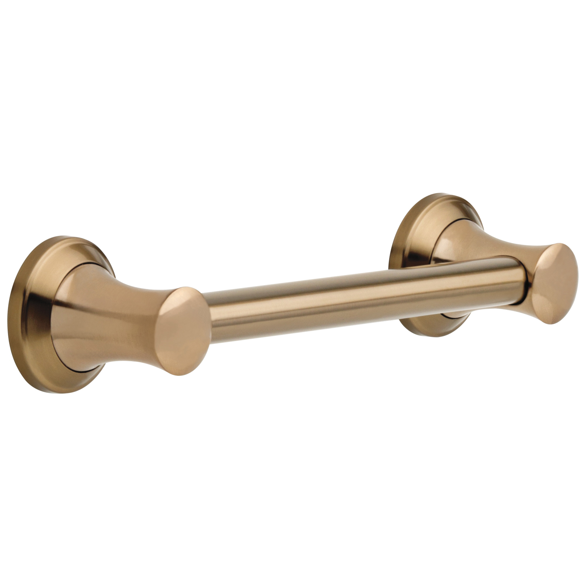 DELTA® 41712-CZ Transitional Oval Decorative Grab Bar, 12 in L x 1-1/4 in Dia, Brilliance® Champagne Bronze, Import