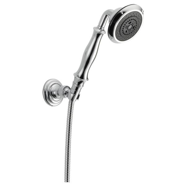 Brizo® 85810-PC Baliza® Tranditional Hand Shower, 3 Shower Head, 2 gpm Flow Rate, 60 to 82 in L Hose, 1/2-14 NPSM Connection, Polished Chrome, Domestic