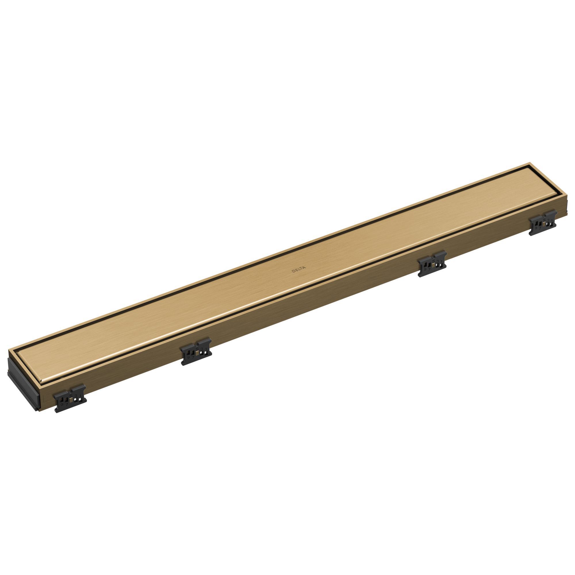 DELTA® DT0732413-CZ Linear Shower Drain Trim, 22 in L 2-11/16 in W, Import