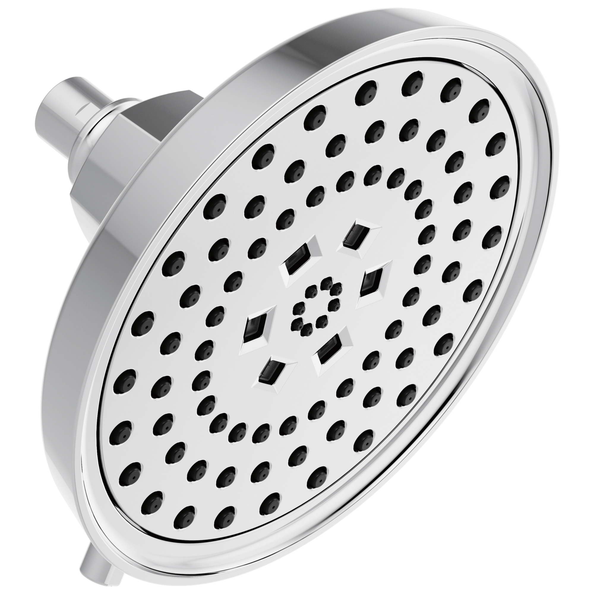 Brizo® 87476-PC-2.5 Invari™ Shower Head, 2.5 gpm Max Flow, 4 Sprays, 3.06 in L x 4 in W x 10.75 in H Head, Import