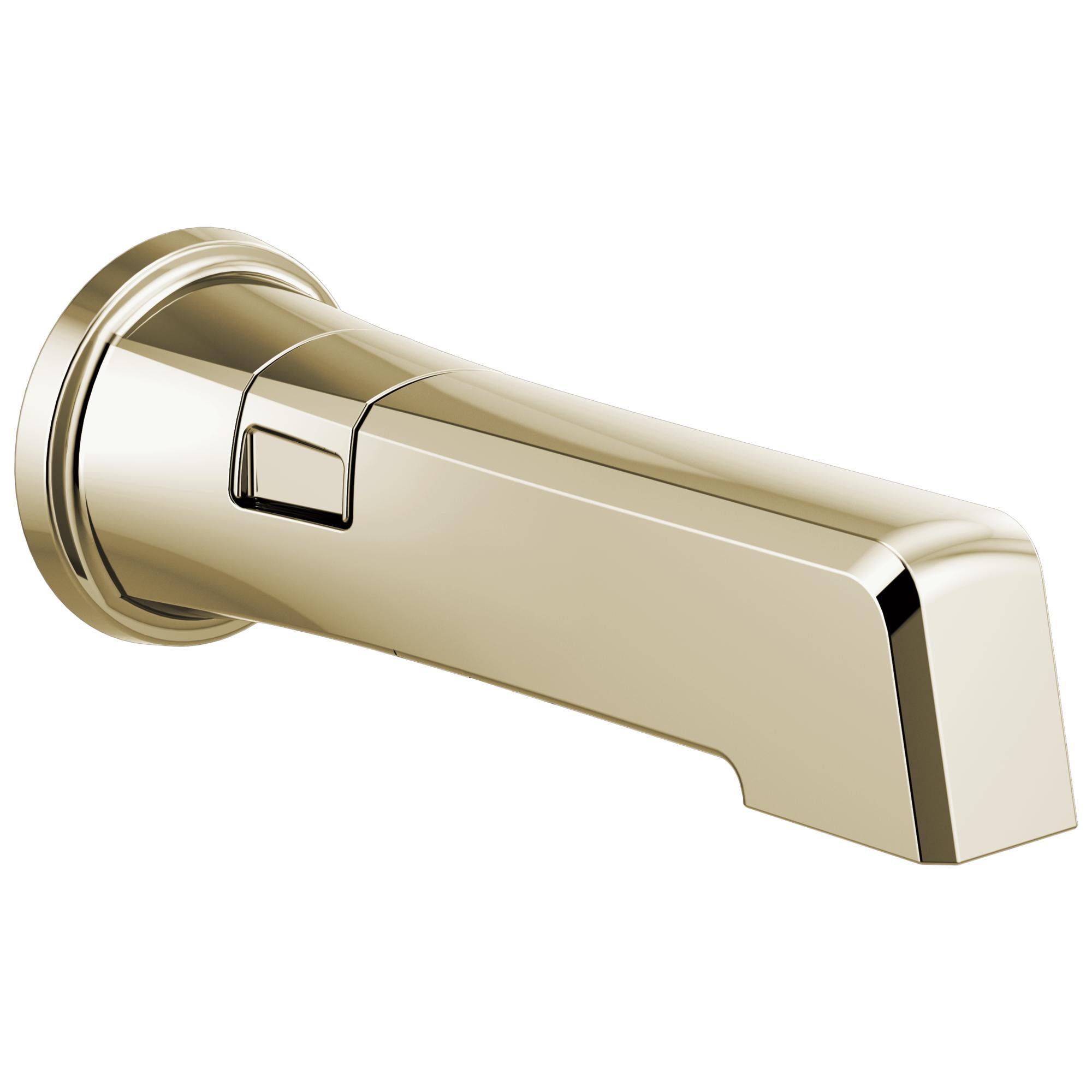 Brizo® RP92042PN Diverter Tub Spout, 8-1/2 x 3-5/8 in, For Use With: Levoir™ Tempassure® Model T60098 Thermostatic Valve Only Trim, Solid Brass, Polished Nickel, Domestic