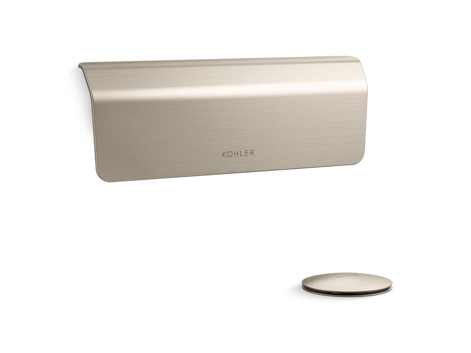 Kohler® 36361-BN Bath Drain Trim, Brass/Plastic