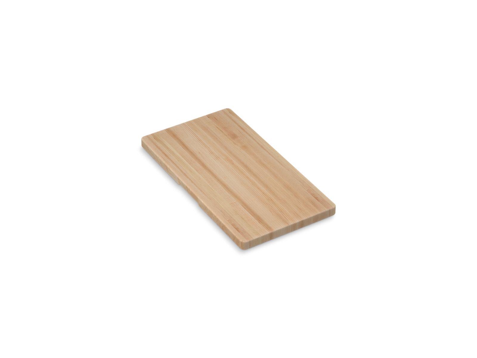 Kohler® 35480-NA Cutting Board, 16-3/8 in L x 8-3/4 in W x 1-1/8 in THK, Hardwood, Import