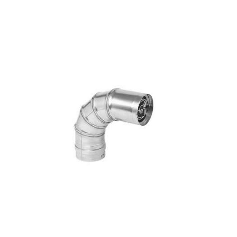 METAL-FAB&reg; Corr/Guard&reg; 3" D 90 Degree Female Termination - SW - 3CGSW90LTF