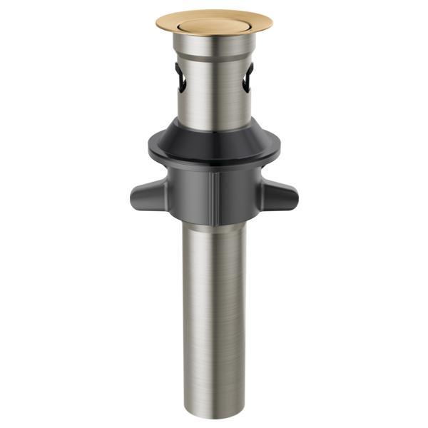 DELTA® RP101630CZ Push-Pop Assembly With Overflow, For Use With Sink With Overflow, Metal, Import, Commercial/Residential